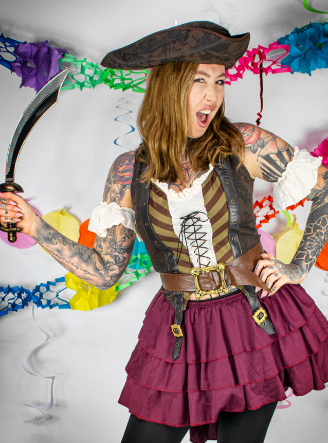 Déguisement Pirate Aventurière Femme