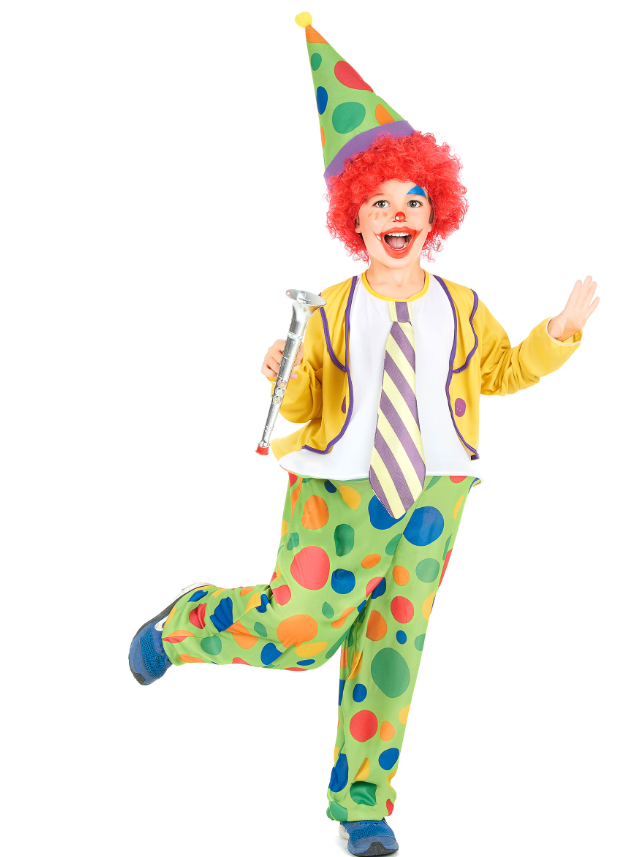 Déguisement clown joyeux garçon