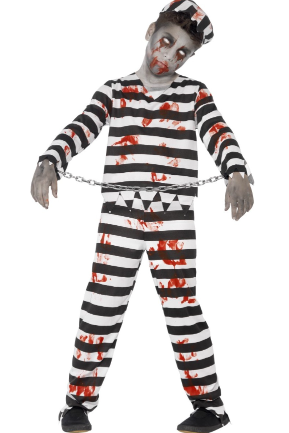 Déguisement zombie prisonnier garçon Halloween