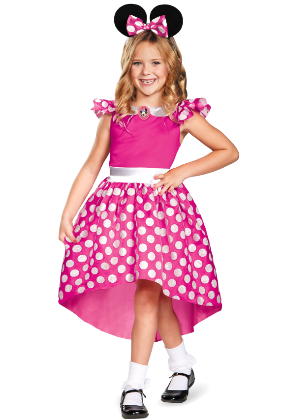 Déguisement Minnie™ rose classique fille