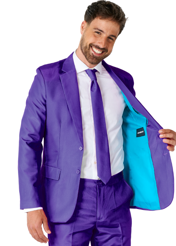 Costume Mr. Solid violet homme Suitmeister™