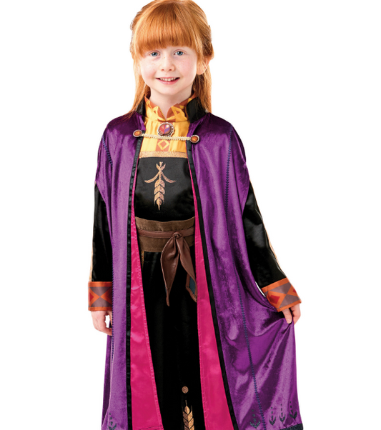 Déguisement luxe Anna La Reine des neiges 2™ fille