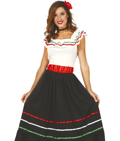 Déguisement mexicaine longue femme