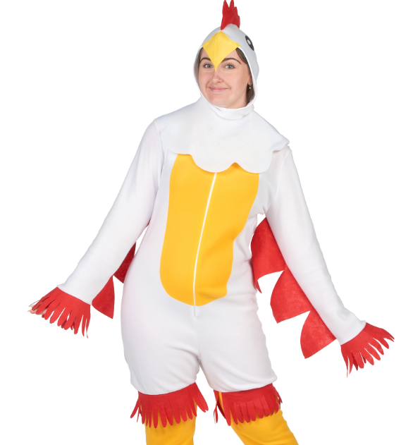 Déguisement poulet pour adulte