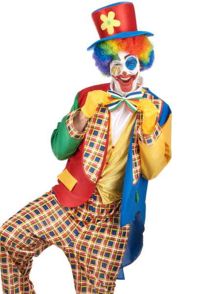 Déguisement clown de cirque homme