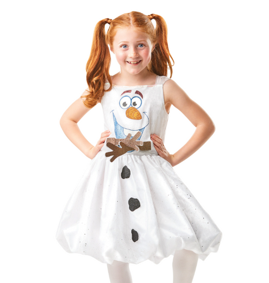 Déguisement Olaf animé La Reine des Neiges 2™ luxe fille