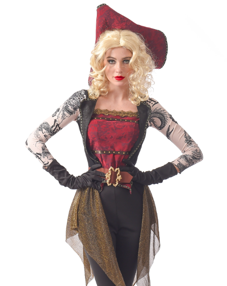 Déguisement pirate tatouée femme
