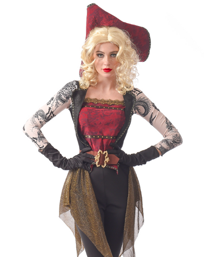 Déguisement pirate tatouée femme