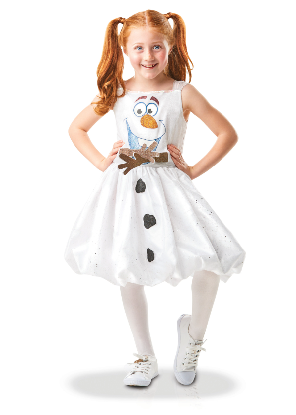 Déguisement Olaf animé La Reine des Neiges 2™ luxe fille