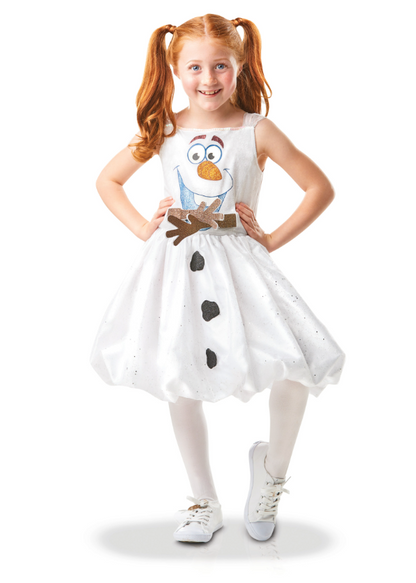 Déguisement Olaf animé La Reine des Neiges 2™ luxe fille